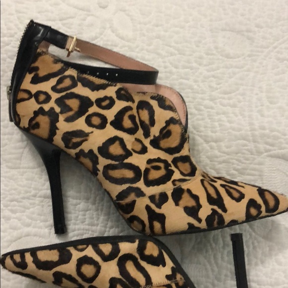 - Leopard Fur ankle boots - Picture 3 of 8